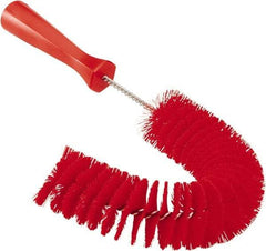 Vikan - 2-1/4" Diam Polyester Hook Brush - 15-1/2" OAL, 6-1/2" Head Length, Polypropylene Handle - Americas Industrial Supply