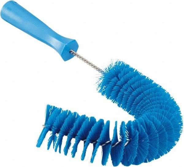 Vikan - 2-1/4" Diam Polyester Hook Brush - 15-1/2" OAL, 6-1/2" Head Length, Polypropylene Handle - Americas Industrial Supply