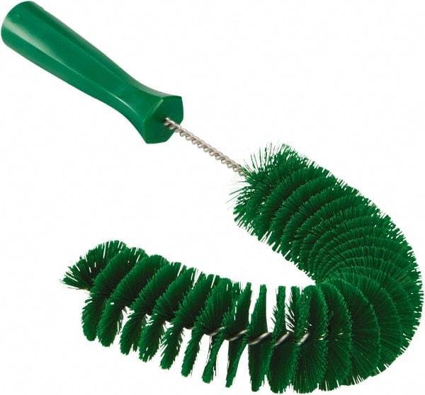 Vikan - 2-1/4" Diam Polyester Hook Brush - 15-1/2" OAL, 6-1/2" Head Length, Polypropylene Handle - Americas Industrial Supply