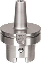 HAIMER - 1" Hole Diam, HSK100A Taper Shank Shrink Fit Tool Holder & Adapter - 3" Projection, 44mm Nose Diam, 58mm Clamping Depth, 25,000 RPM - Exact Industrial Supply