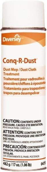 Diversey - Aerosol Dust Mop Treatment - Use on Asphalt, Cement, Concrete, Ceramic, Cork, Laminates, Finished Wood, Linoleum, Vinyl, Terrazzo, Vinyl Composite Tile (VCT) - Americas Industrial Supply