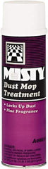 Misty - Aerosol Dust Mop Treatment - Use on Asphalt, Cement, Concrete, Ceramic, Laminates, Finished Wood, Linoleum, Vinyl, Terrazzo, Rubber, Vinyl Composite Tile (VCT) - Americas Industrial Supply
