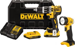 DeWALT - 20V 1/2" Chuck Cordless Hammer Drill - Americas Industrial Supply