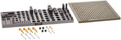 Renishaw - M6, CMM Clamping Kit - Use with CMM Fixtures, Includes 44Pc. Component Set, 300x300mm Plate - Americas Industrial Supply
