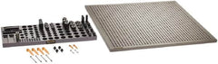 Renishaw - M8, CMM Clamping Kit - Use with CMM Fixtures, Includes 43Pc. Component Set, 600x600mm Plate - Americas Industrial Supply