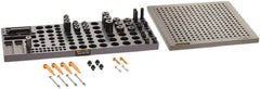 Renishaw - M8, CMM Clamping Kit - Use with CMM Fixtures, Includes 43Pc. Component Set, 300x300mm Plate - Americas Industrial Supply