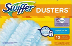 Swiffer - 6" Long Fiber Duster - 6" OAL, Light Blue - Americas Industrial Supply