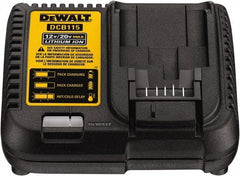 DeWALT - 12 & 20 Volt, 1 Battery Lithium-Ion Power Tool Charger - 1 hr & 30 min to Charge, 12/20 Volt Max Batteries Power Source - Americas Industrial Supply