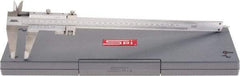 SPI - 0 to 280mm Stainless Steel Vernier Caliper - 0.02mm Graduation, 2-1/2" Jaw Depth, 0.0015" Accuracy, Includes NIST Traceability Certificate - Americas Industrial Supply