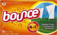 Bounce - 360 Sheet Box Fabric Softener Sheets - Outdoor Fresh Scent - Americas Industrial Supply