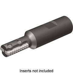 Kennametal - 0.63" Cut Diam, 1.1" Max Depth of Cut, 3/4" Shank Diam, Indexable Thread Mill - Insert Style TM24, 24mm Insert Size, 2 Inserts, Toolholder Style TM24, 3.31" OAL - Americas Industrial Supply