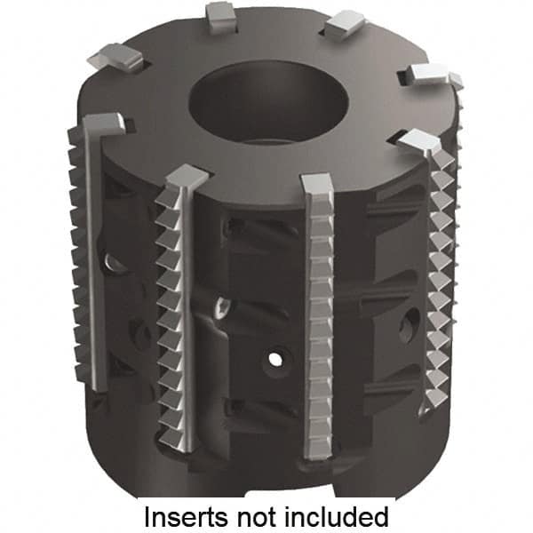 Kennametal - 2.32" Cut Diam, 1.58" Max Depth of Cut, 1" Arbor Hole Diam, Indexable Thread Mill - Insert Style TM25, 25mm Insert Size, 9 Inserts, Toolholder Style TMS25, 1.58" OAL - Americas Industrial Supply