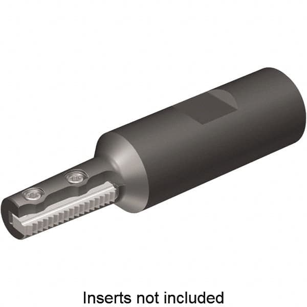 Kennametal - 0.45" Cut Diam, 1.02" Max Depth of Cut, 3/4" Shank Diam, Indexable Thread Mill - Insert Style TMT24, 24mm Insert Size, 1 Insert, Toolholder Style TMT24, 3.23" OAL - Americas Industrial Supply