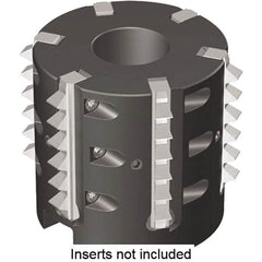 Kennametal - 2.48" Cut Diam, 2" Max Depth of Cut, 1" Arbor Hole Diam, Indexable Thread Mill - Insert Style TM41, 41mm Insert Size, 6 Inserts, Toolholder Style TMS41, 2" OAL - Americas Industrial Supply