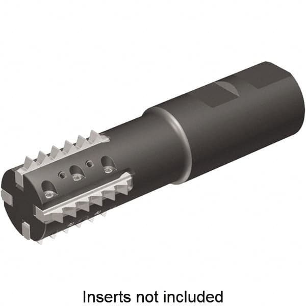 Kennametal - 1.42" Cut Diam, 2.56" Max Depth of Cut, 1-1/4" Shank Diam, Indexable Thread Mill - Insert Style TM41, 41mm Insert Size, 4 Inserts, Toolholder Style TM41, 4.98" OAL - Americas Industrial Supply