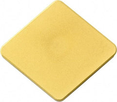 Kyocera - CNM434 Grade KBN900 CBN Turning Insert - TiN Finish, 80° Diamond, 1/2" Inscr Circle, 3/16" Thick, 1/16" Corner Radius - Americas Industrial Supply