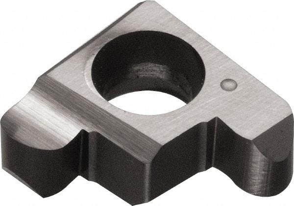 Kyocera - 200GE B Grade PR1225, 2mm Cutting Width Carbide Grooving Insert - 2.2mm Max Depth of Cut, Right Hand, 1mm Corner Radius, Megacoat Finish - Americas Industrial Supply
