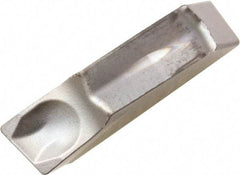 Kyocera - TK S PR930 Grade, 0.122" Cutting Width, Carbide Cutoff Insert - 8° Right Hand Lead Angle, 0.0098" Cnr Rad, TiCN Coated - Americas Industrial Supply