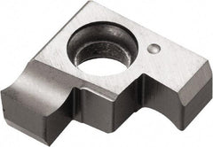 Kyocera - 250GE B Grade PR1225, 2.5mm Cutting Width Carbide Grooving Insert - 2.2mm Max Depth of Cut, Right Hand, 0.2mm Corner Radius, Megacoat Finish - Americas Industrial Supply