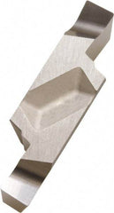 Kyocera - 600GVF C Grade PR1225, 6mm Cutting Width Carbide Grooving Insert - 8.3mm Max Depth of Cut, Left Hand, 0.4mm Corner Radius, Megacoat Finish - Americas Industrial Supply