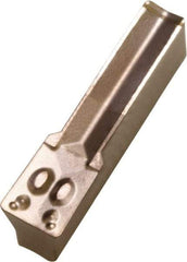Kyocera - 30-03FMM Grade KW10, 3mm Cutting Width Carbide Grooving Insert - 0.3mm Corner Radius, WC/Co Finish - Americas Industrial Supply
