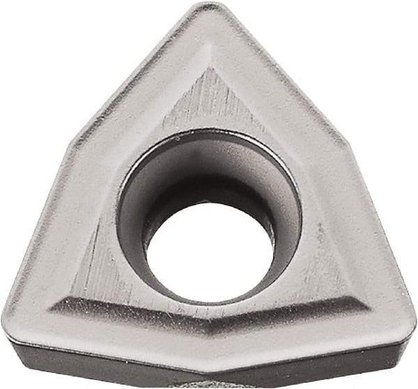Kyocera - WCMX50308 M1 Grade KW10 Carbide Indexable Drill Insert - WC/Co Finish, Trigon, 5/16" Inscribed Circle - Americas Industrial Supply