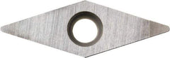 Kyocera - VBGW331 Grade KBN10M CBN Turning Insert - Megacoat Finish, 35° Diamond, 3/8" Inscr Circle, 3/16" Thick, 1/64" Corner Radius - Americas Industrial Supply