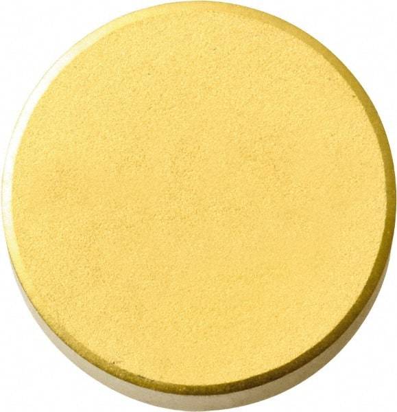 Kyocera - RNM42 Grade KBN900 CBN Turning Insert - TiN Finish, Round, 1/2" Inscr Circle, 1/8" Thick - Americas Industrial Supply