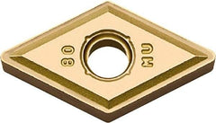 Kyocera - DNMG431 MU Grade PR1535 Carbide Turning Insert - Megacoat Nano Finish, 55° Diamond, 1/2" Inscr Circle, 3/16" Thick, 1/64" Corner Radius - Americas Industrial Supply
