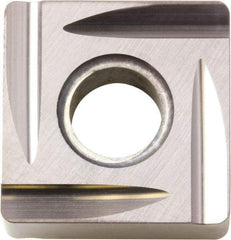 Kyocera - SNMG431 C Grade TN60 Cermet Turning Insert - Uncoated, 90° Square, 1/2" Inscr Circle, 3/16" Thick, 1/64" Corner Radius - Americas Industrial Supply
