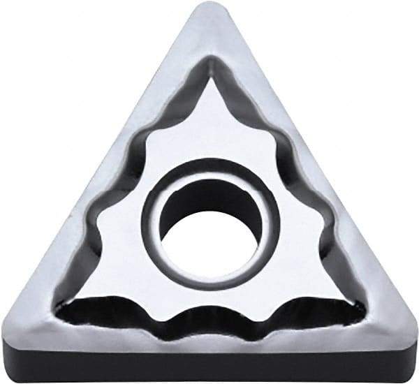 Kyocera - TNGG331 AH Grade KW10 Carbide Turning Insert - Uncoated, 60° Triangle, 3/8" Inscr Circle, 3/16" Thick, 1/64" Corner Radius - Americas Industrial Supply