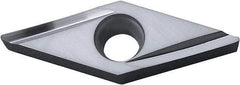 Kyocera - VBGT330.5 Y Grade KW10 Carbide Turning Insert - Uncoated, 35° Diamond, 3/8" Inscr Circle, 3/16" Thick, 0.008" Corner Radius - Americas Industrial Supply