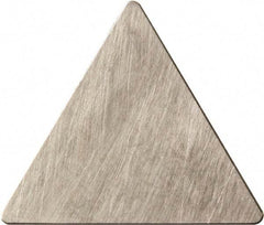Kyocera - TPG321 Grade KW10 Carbide Turning Insert - Uncoated, 60° Triangle, 3/8" Inscr Circle, 1/8" Thick, 1/64" Corner Radius - Americas Industrial Supply