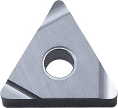 Kyocera - TNGG2305 S Grade KW10 Carbide Turning Insert - Uncoated, 60° Triangle, 1/4" Inscr Circle, 3/16" Thick, 0.008" Corner Radius - Americas Industrial Supply