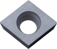 Kyocera - CCGW21.50.2 Grade KW10 Carbide Turning Insert - Uncoated, 80° Diamond, 1/4" Inscr Circle, 3/32" Thick, 0.004" Corner Radius - Americas Industrial Supply