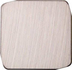 Kyocera - SPKN42 Grade TN100M Cermet Milling Insert - TiCN/NbC Finish, 1/8" Thick, 1/2" Inscribed Circle - Americas Industrial Supply