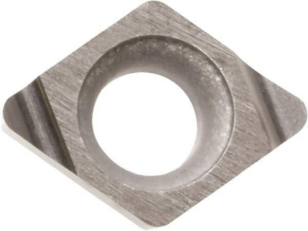 Kyocera - JCGT110902 F Grade KW10 Carbide Turning Insert - Uncoated, 70° Diamond, 3.5052mm Inscr Circle, 1.397mm Thick, 0.004" Corner Radius - Americas Industrial Supply