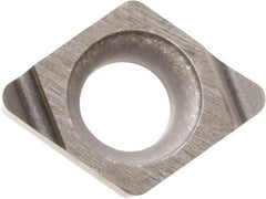 Kyocera - JCGT110902 F Grade KW10 Carbide Turning Insert - Uncoated, 70° Diamond, 3.5052mm Inscr Circle, 1.397mm Thick, 0.004" Corner Radius - Americas Industrial Supply