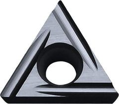 Kyocera - TCGT1.51.50.2 U Grade TN60 Cermet Turning Insert - Uncoated, 60° Triangle, 3/16" Inscr Circle, 3/32" Thick, 0.004" Corner Radius - Americas Industrial Supply