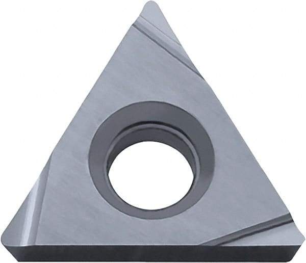 Kyocera - TPGH220.5 Grade KW10 Carbide Turning Insert - Uncoated, 60° Triangle, 1/4" Inscr Circle, 1/8" Thick, 0.008" Corner Radius - Americas Industrial Supply
