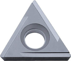 Kyocera - TPGH322 H Grade TN60 Cermet Turning Insert - Uncoated, 60° Triangle, 3/8" Inscr Circle, 1/8" Thick, 1/32" Corner Radius - Americas Industrial Supply