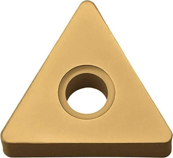 Kyocera - TNGA332 Grade KW10 Carbide Turning Insert - Uncoated, 60° Triangle, 3/8" Inscr Circle, 3/16" Thick, 1/32" Corner Radius - Americas Industrial Supply