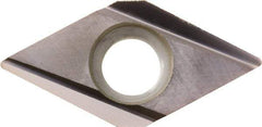 Kyocera - DCGT32.50.2 J Grade PR1225 Carbide Turning Insert - Megacoat Finish, 55° Diamond, 3/8" Inscr Circle, 5/32" Thick, 0.004" Corner Radius - Americas Industrial Supply