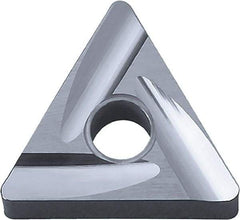 Kyocera - TNGG331 A3 Grade KW10 Carbide Turning Insert - Uncoated, 60° Triangle, 3/8" Inscr Circle, 3/16" Thick, 1/64" Corner Radius - Americas Industrial Supply