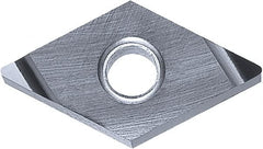 Kyocera - DNGG331 S Grade KW10 Carbide Turning Insert - Uncoated, 55° Diamond, 3/8" Inscr Circle, 3/16" Thick, 1/64" Corner Radius - Americas Industrial Supply