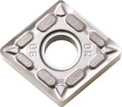 Kyocera - CNMG431 MQ Grade PR1125 Carbide Turning Insert - TiAlN Finish, 80° Diamond, 1/2" Inscr Circle, 3/16" Thick, 1/64" Corner Radius - Americas Industrial Supply