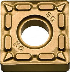 Kyocera - SNMG432 MQ Grade SW05 Carbide Turning Insert - Uncoated, 90° Square, 1/2" Inscr Circle, 3/16" Thick, 1/32" Corner Radius - Americas Industrial Supply