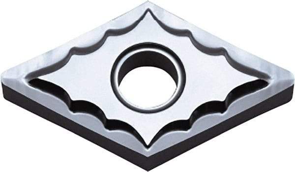 Kyocera - DNGG441 AH Grade KW10 Carbide Turning Insert - Uncoated, 55° Diamond, 1/2" Inscr Circle, 1/4" Thick, 1/64" Corner Radius - Americas Industrial Supply