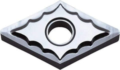 Kyocera - DNGG441 AH Grade KW10 Carbide Turning Insert - Uncoated, 55° Diamond, 1/2" Inscr Circle, 1/4" Thick, 1/64" Corner Radius - Americas Industrial Supply