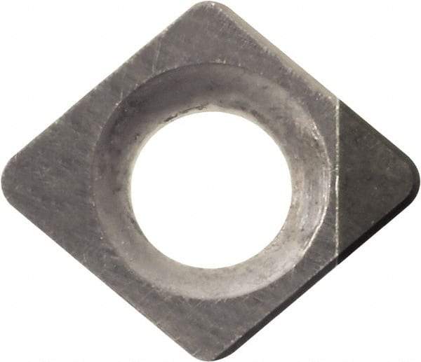 Kyocera - CCMW21.51 Grade KBN525 CBN Turning Insert - Uncoated, 80° Diamond, 1/4" Inscr Circle, 3/32" Thick, 1/64" Corner Radius - Americas Industrial Supply